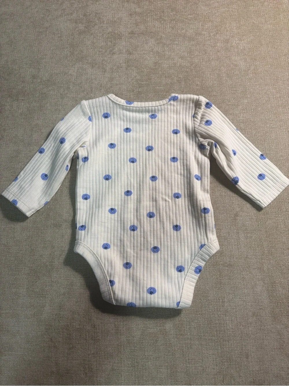 Carters cream ribbed